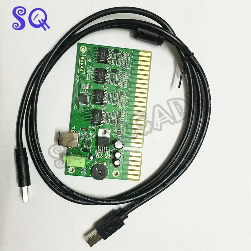 Green PC USB к JAMMA Аркады конвертер контроллер доски для файтинг - Цвет: Green