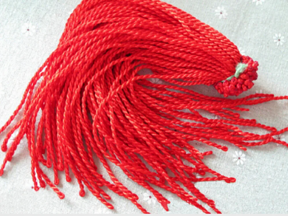 Дешевые горячие продажи! 100 шт./лот оптовая продажа удача красный браслет модные