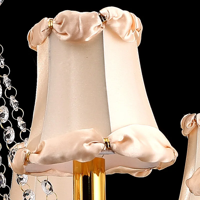 Золотая хрустальная люстра для кухни спальни лампа avizчистка 6/8 осветительных