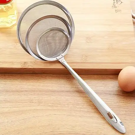 Дуршлаг из нержавеющей стали фильтр масляная ложка тонкий сетчатый дуршлаг сито