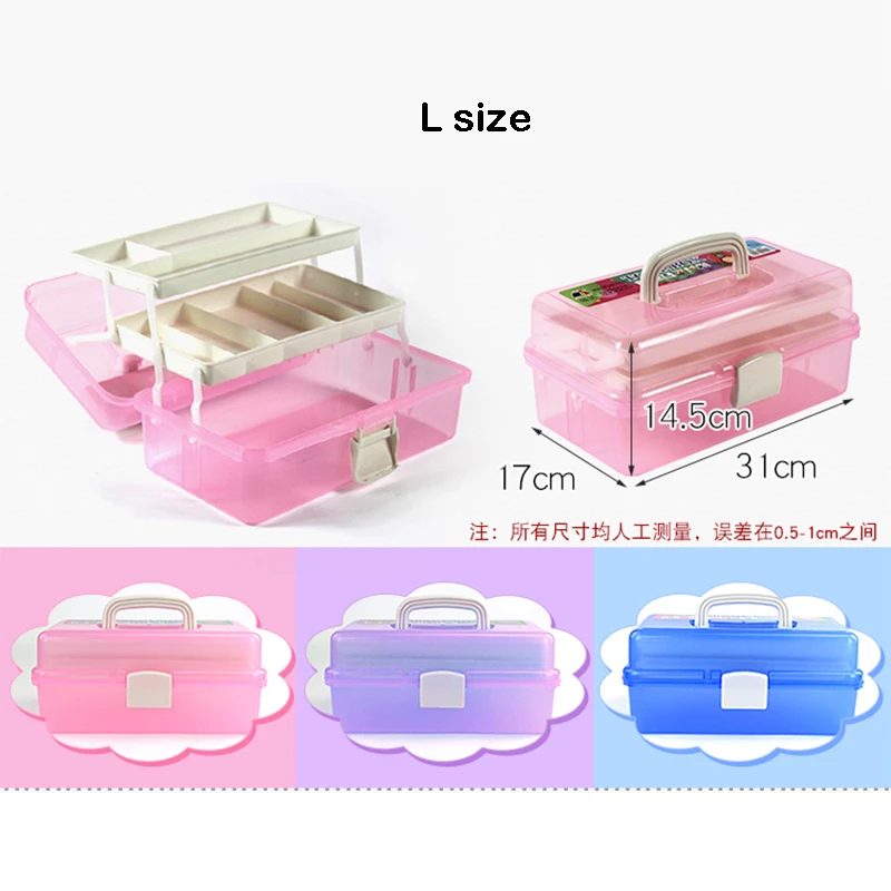 Модный чехол для хранения ногтей кисти макияжа хлопковая коробка контейнер