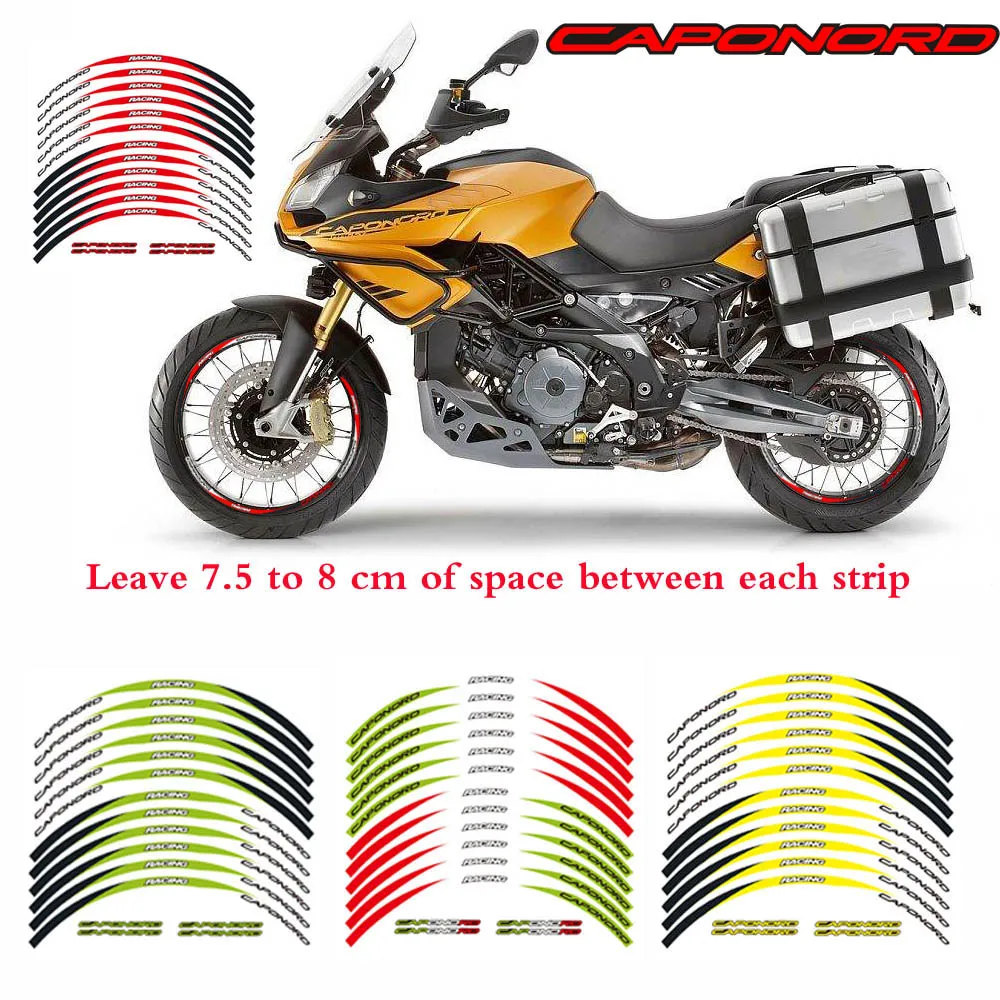 Передняя и задняя края мотоцикла внешняя наклейка обода 17 дюймов колеса