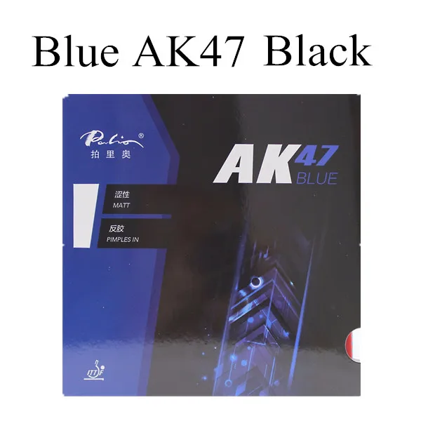 Palio 40+ AK 47 синий матовый H38-40 Pips-в настольный теннис резиновая губка AK47 AK-47 - Цвет: AK47 Black