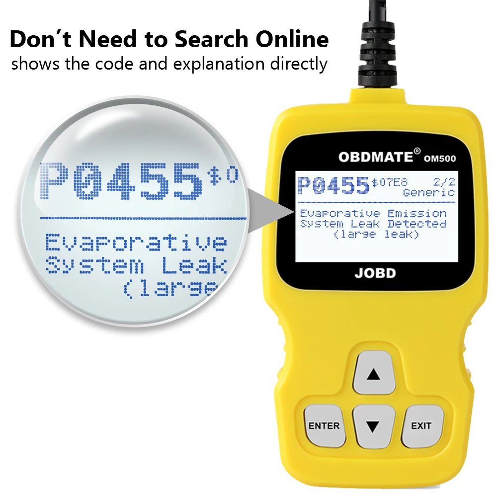 OBD OBD2 Автомобильный сканер AUTOPHIX OM500 JOBD для Toyota Honda японских автомобилей стереть