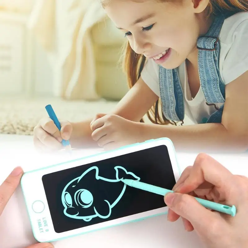 Игрушки для рисования 6 дюймовая ЖК доска письма ультратонкий блокнот с