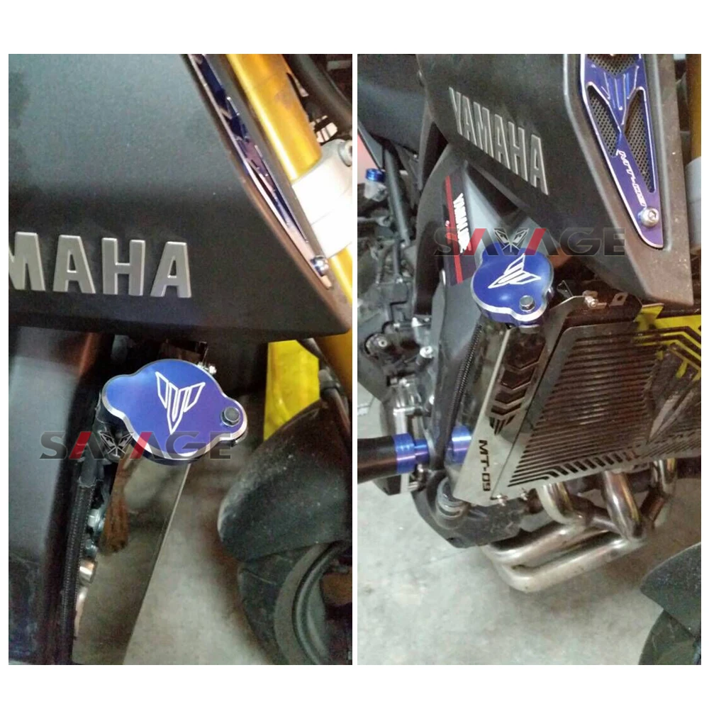Крышки радиатора крышки резервуара для воды YAMAHA MT09 MT 09 FZ-09 2014 -2019 2018 аксессуары