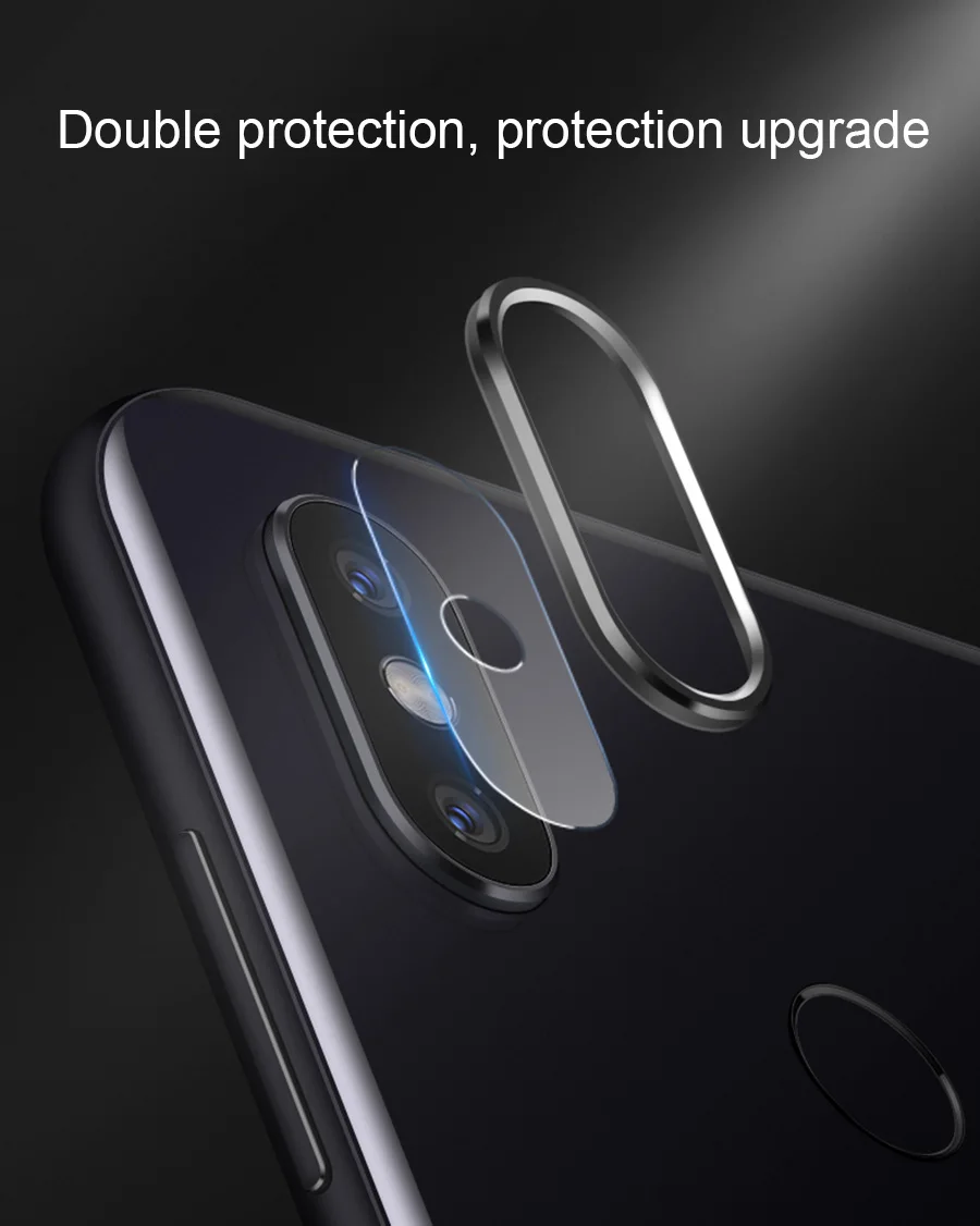 Закаленное стекло для Xiaomi Mi 8 SE A2, металлическое защитное кольцо для объектива камеры для Xiaomi Mi A2 8, защитный чехол для экрана телефона