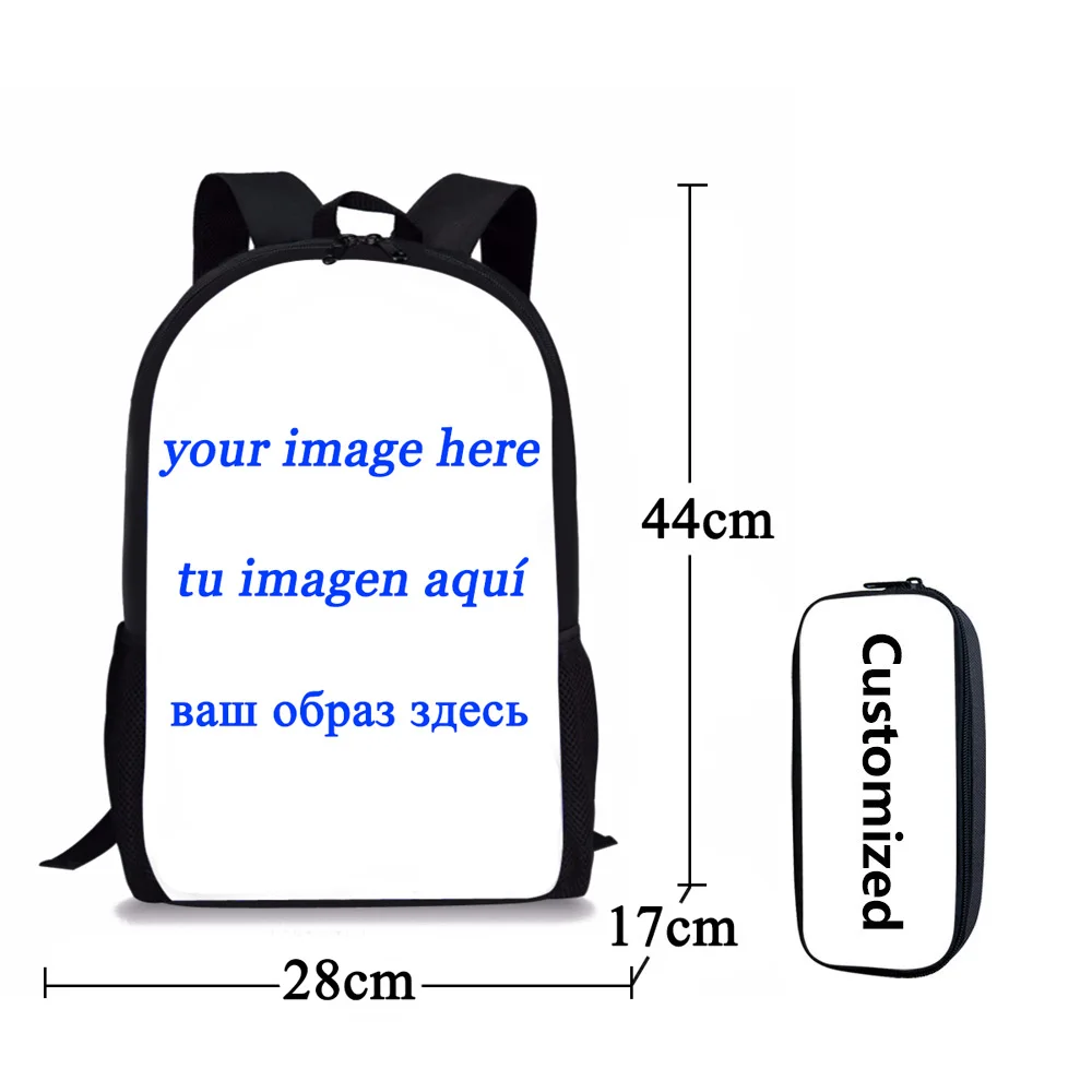 Boys School Bags For Teenage Girls Children Backpack Fashion Footballs Print Set Student Pencil Custom Book Bag | Багаж и сумки