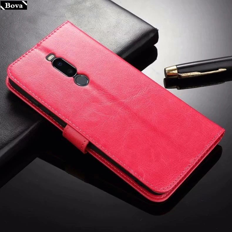 Чехол из искусственной кожи для Meizu X8 держатель для карт чехол для Meizu X8 чехол для телефона из искусственной кожи кошелек откидная крышка