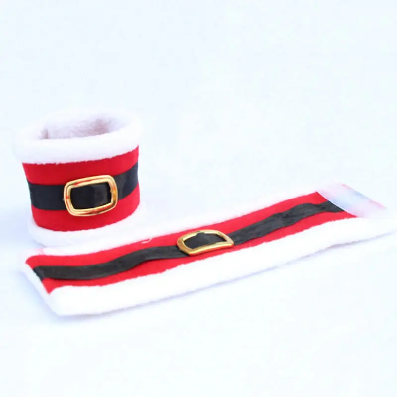 4 шт./упак. Рождественская пряжка для ремня Кольца салфеток держатель