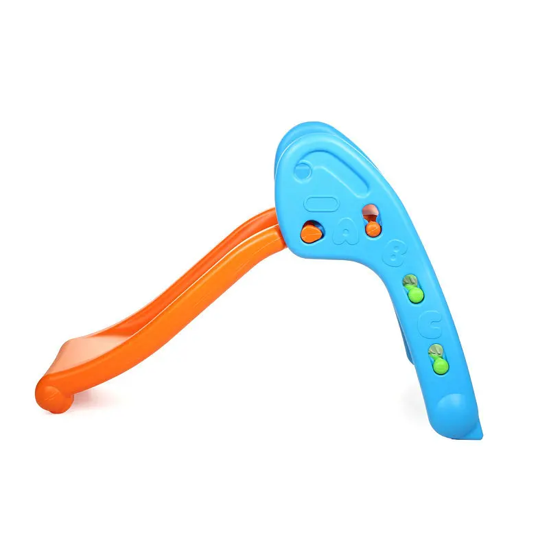 orange-blue Детские горки детские домашние игрушки на день рождения с расширением, удлинением, утолщение и складной небольшой слайд - Цвет: orange-blue