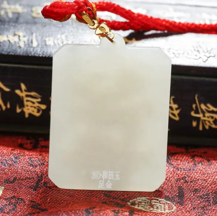 

New Arrival 2018 3D Dragon Jade Good Quality Pendant On Hot Sales Men Women Necklace Gift Jewelry