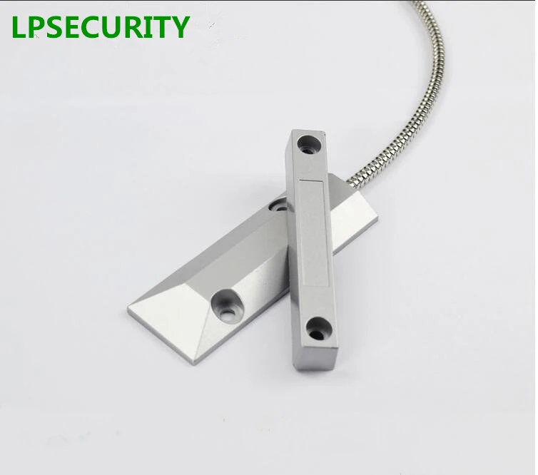 LPSECURITY проводной гаражный металлический рольставни улица завод ворота датчик детектор Магнитный контактный переключатель(нормально закрытый