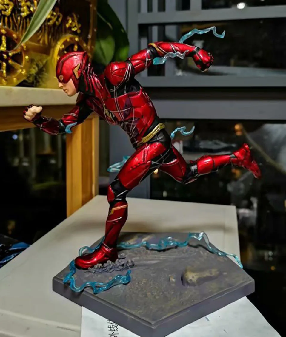18 см флеш-фигурка JusticeLeague speed Force, супергерой, модель Speeder speed Force, экшн-Комиксы для влюбленных, коллекция из ПВХ