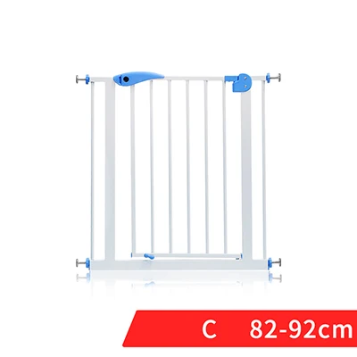 82-92 cm 65-130 см Детская безопасность забор двери Детские лестничные перила изоляция двери бар pet забор без ударов - Цвет: 82-92 cm