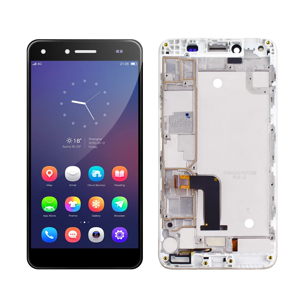 Для huawei Y5II Y5 II Y5-2 CUN-U29 CUN L23 L03 L33 L21 L01 Honor 5A LYO L21 L01 ЖК-дисплей сенсорный экран стеклянная сборка Рамка