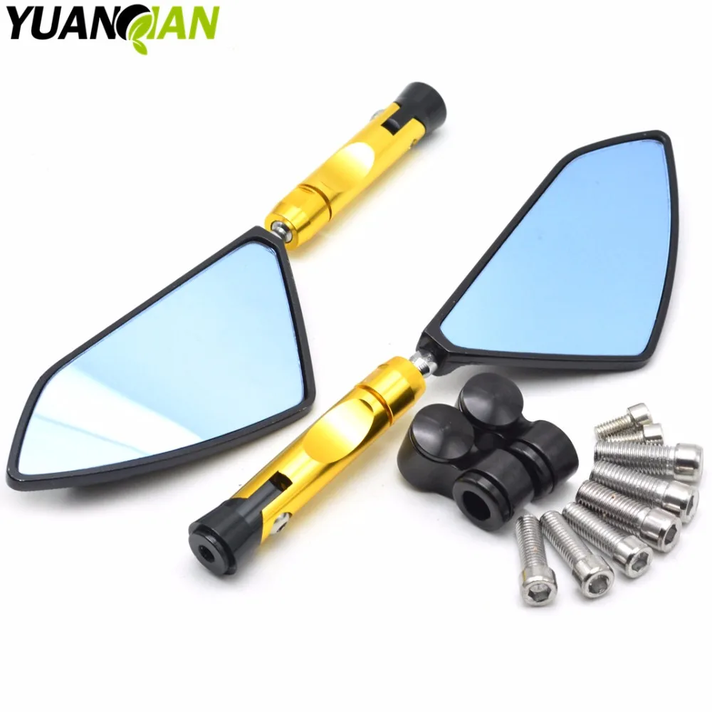 Алюминиевое мотоциклетное боковое зеркало заднего вида 7/8 дюйма 22 мм с ЧПУ для