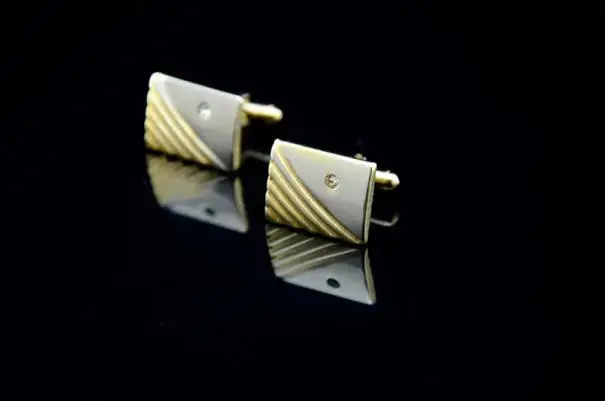 2019 Роскошные рубашка зажим для галстука Запонки Наборы Для мужчин Свадебная