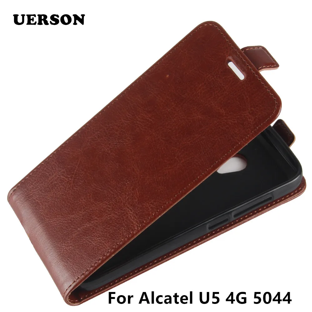 Роскошный защитный чехол из искусственной кожи для телефона Alcatel U5 4G Lte U 5 5044D 5044Y