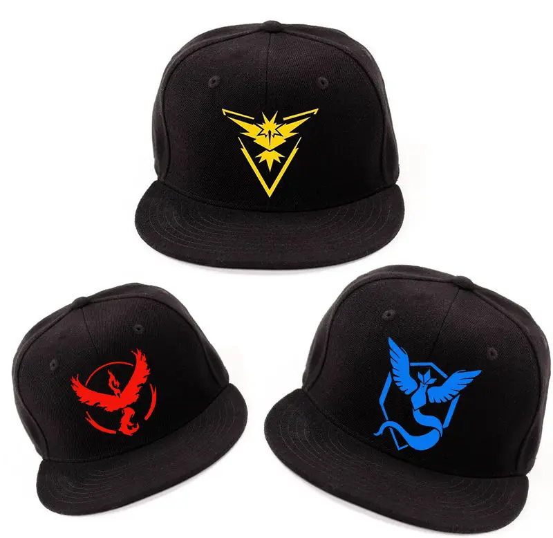 Горячая мультяшная игра Pokemon Go команда Косплей красная доловка желтая инстинкция