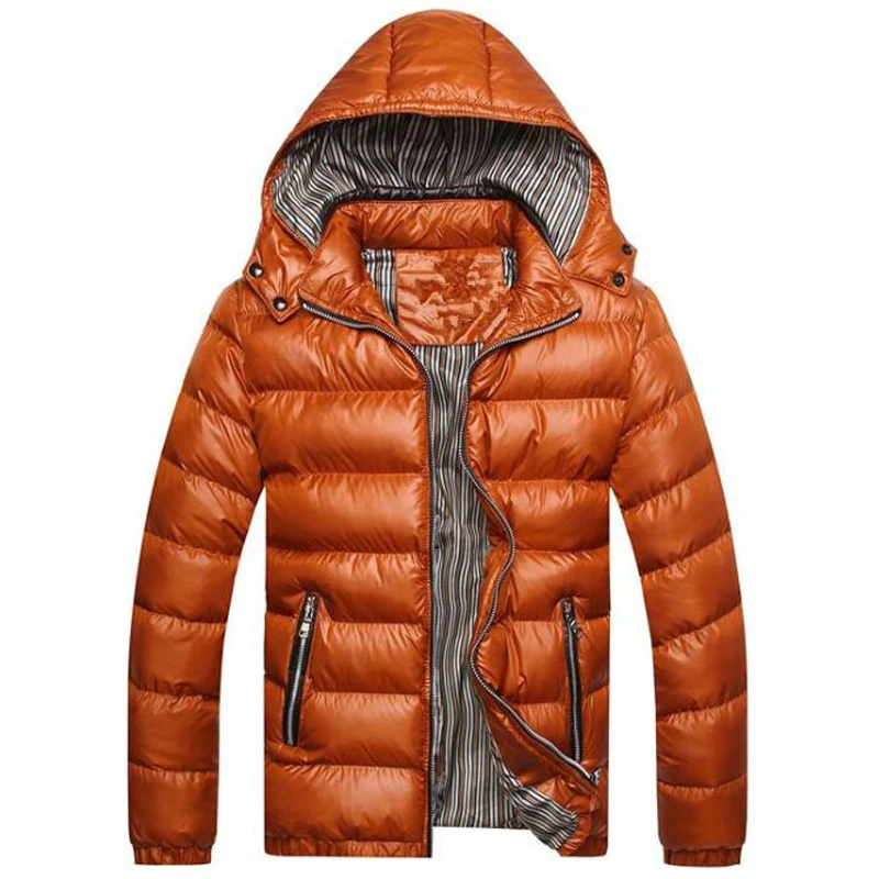 Мужская зимняя куртка с подкладкой модная капюшоном парка зимние куртки 3XL 4XL 5XL