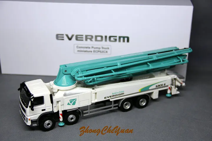 1:50 VOLVO EVERDIGM 52CX 5 цементный бетононасос грузовик Инженерная техника автомобиль