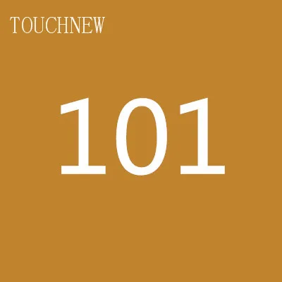 101 TOUCHNEW на заказ, одноцветные эскизные маркеры на спиртовой основе, двойная головка, кисть, маркеры, ручка для рисования, манга, товары для рукоделия, маркеры - Цвет: 101
