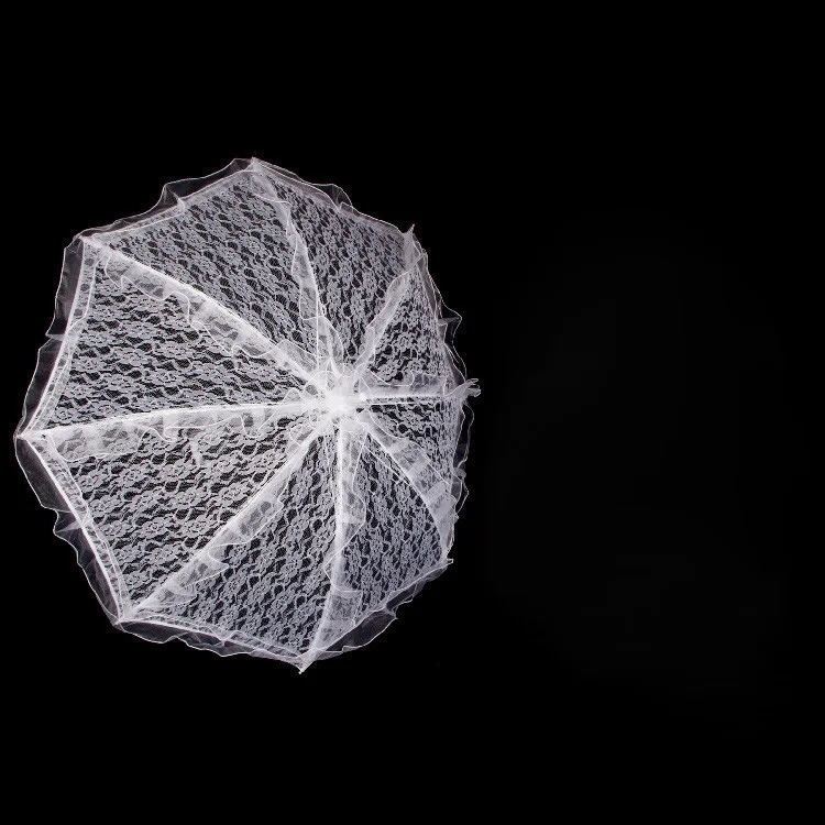 Кружевной зонт Белый Свадебный принцессы невесты декоративный | Дом и сад