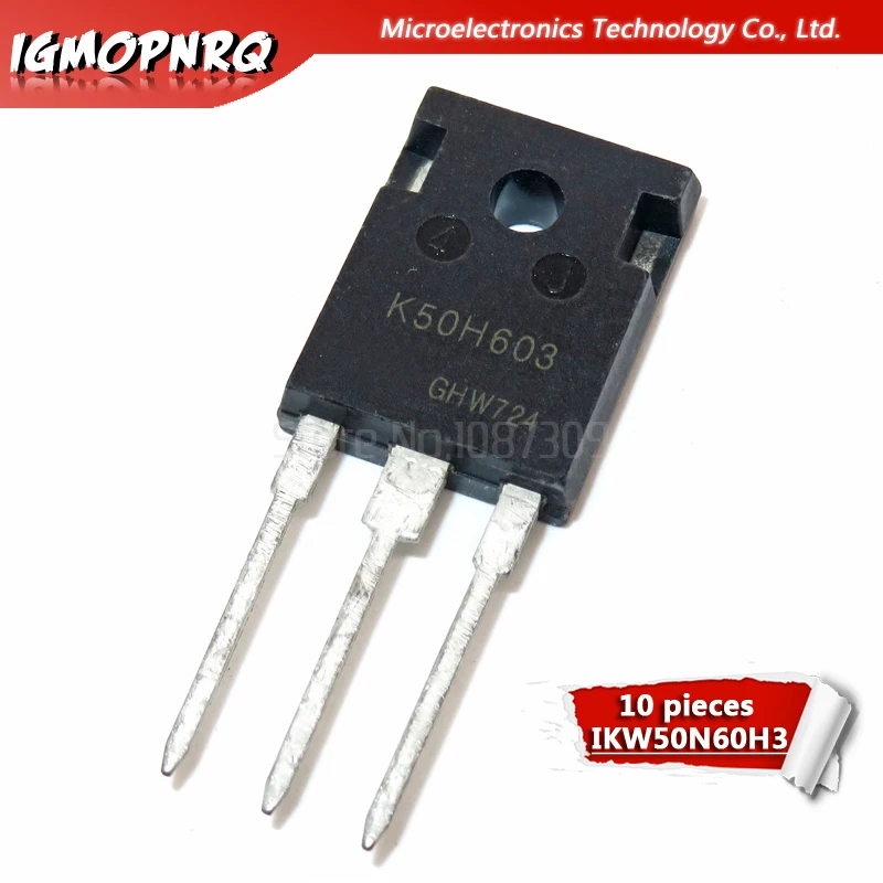 10 шт. IKW50N60H3 TO-3P K50H603-247 IKW50N60