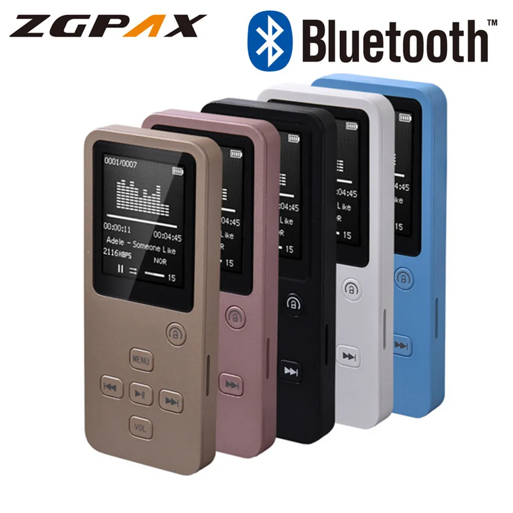 32 Гб Bluetooth MP4 плеер Поддержка TF карта FM Электронная книга ПЕДО метр Часы Портативный 1,8 ''экран динамик HiFi Звук MP3 музыкальный плеер