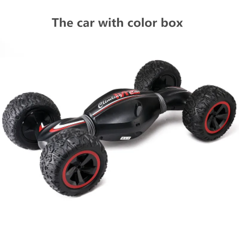 red with color box 39 см Большой размер 2,4 г 4CH 4WD 1:10 12 км/ч дистанционное управление RC твист автомобиль 75 градусов наклон привод двусторонний привод один ключ трюк подарки - Цвет: red with color box