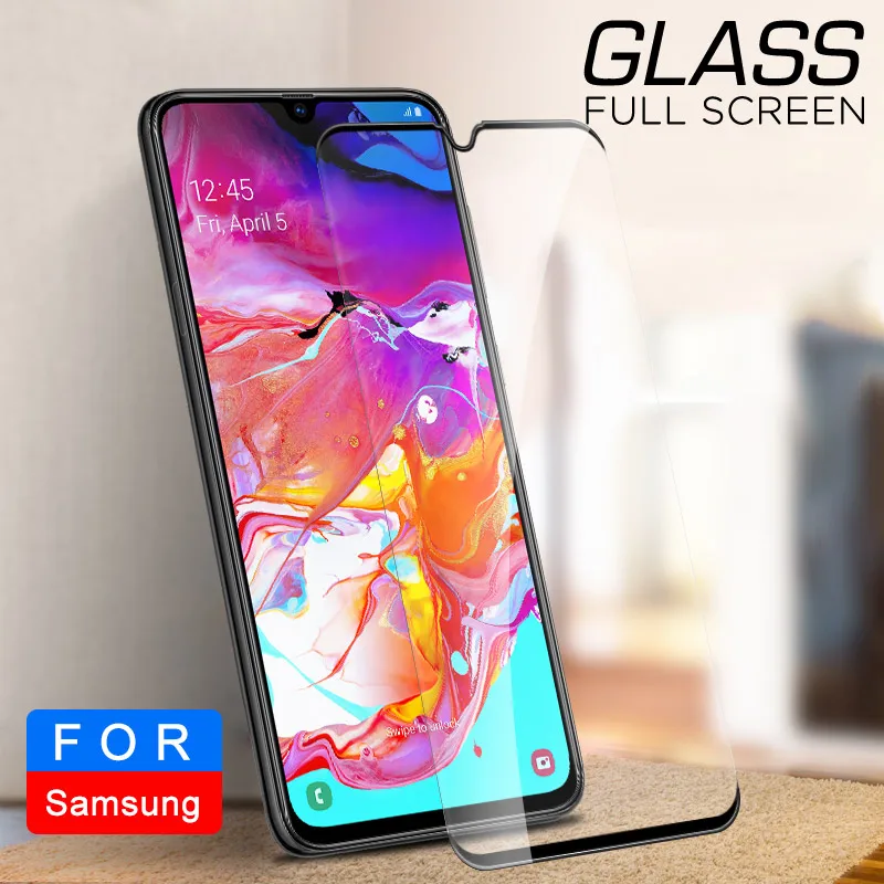 2-3PC полное покрытие закаленное стекло для Samsung Galaxy A70 A 70 2019 HD Защита экрана A705F