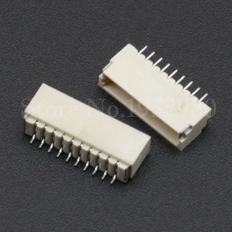 Коннектор SH1.0 100 шт. Шаг 1 0 мм SMD горизонтального типа 2/3/4/5/6/7/8/9/10/11/12P Штекерный