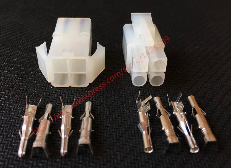 Комплект 4-х контактных гнездовых и мужских коннекторов Tamiya комплект больших L6.2 6