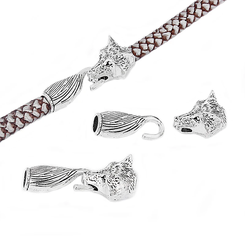 3 комплекта заглушки для браслета 8 мм|jewelry findings|end capsround leather cord |