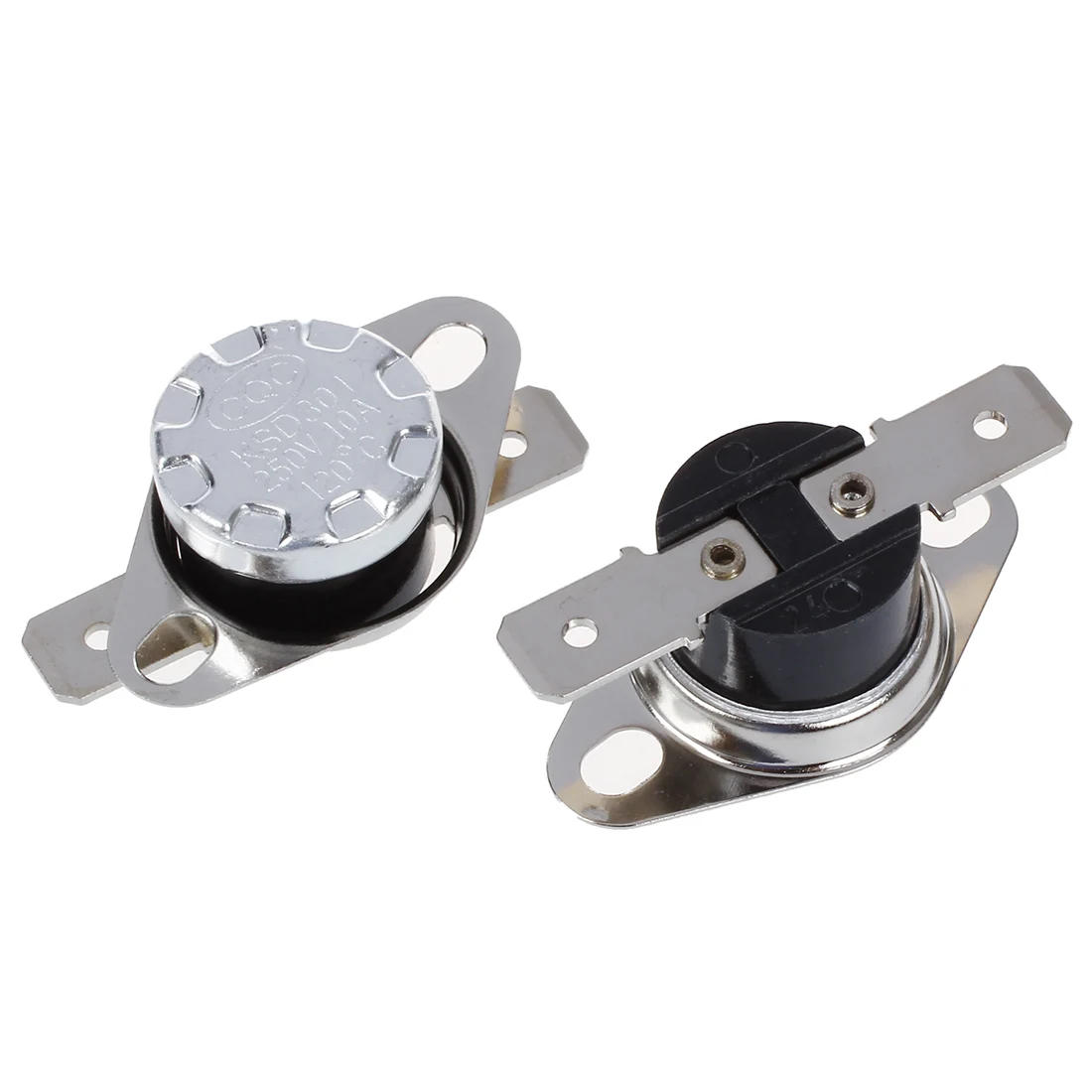 

DSHA New Hot New 2 x KSD301 120C Black Celsius Temperature Control Switch Thermostat N.C