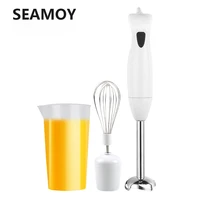 seamoy hand blender 4 in 1 portable immersion blender for kitchen food processor stick with chopper whisk electric juicer mixer