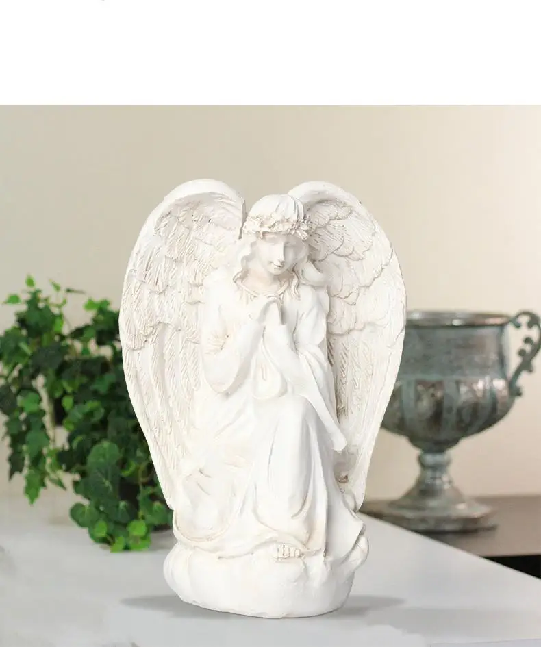 DSstyles простой Ангел форма светодиодный на солнечных батареях ночной Светильник