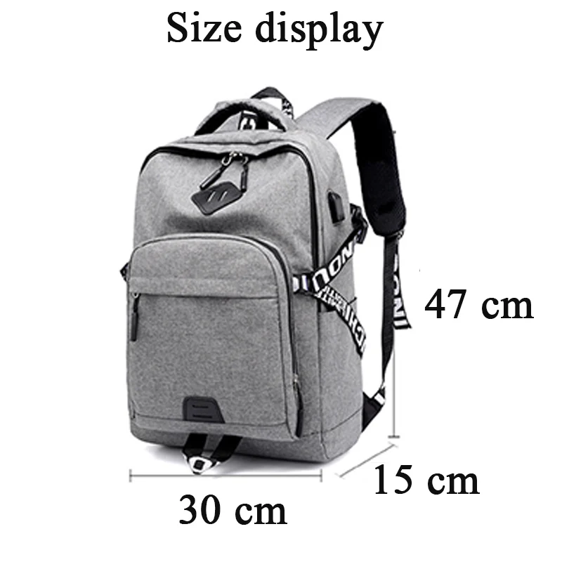 Men Laptop Backpack Anti Theftmale Notebook Computer Bag 15.6 School Bags for Boys Travel Usb Black Fashion B330 | Багаж и сумки