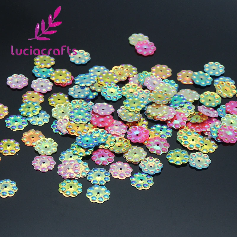 Lucia crafts 20 г/лот свободные тесьма с пайетками для шитья вечерние свадебные украшения Для женщин аксессуар для одежды Сделай Сам D0207