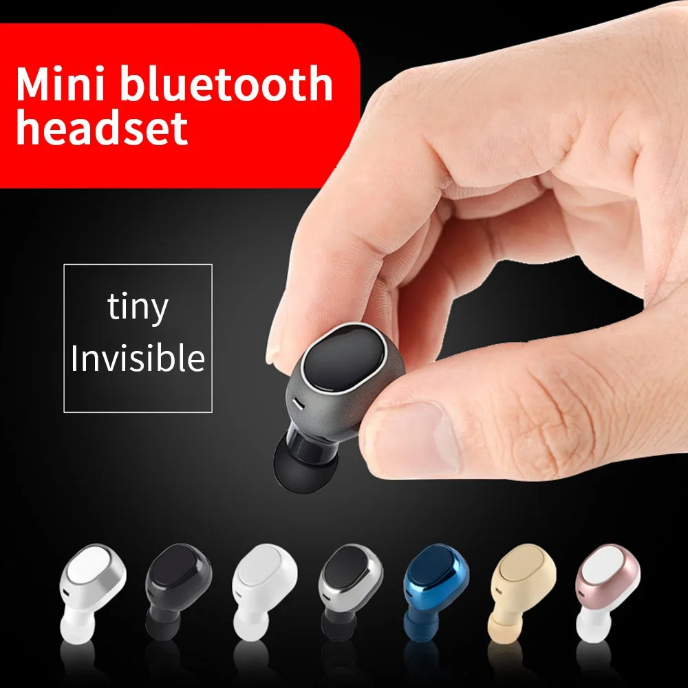 KISSCASE мини беспроводные Bluetooth наушники 3D стерео Беспроводные Руки бесплатно в ухо