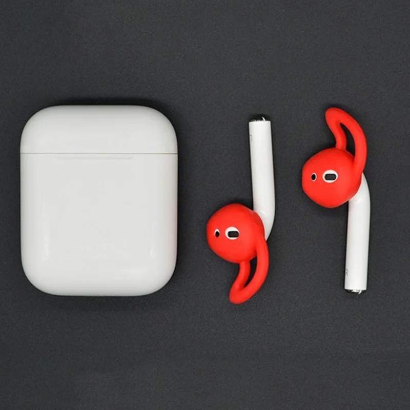 RBAYSALE 2 Pieces Ear Pads For Airpod Bluetooth Wireless Earphone iPhone Silicone Caps Headphones Case Apple Eartips | Электроника