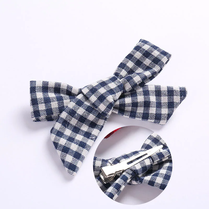 Style A-with clip 04 Тканевые повязки на голову с бантом или заколки для волос, Весенняя Цветочная повязка на голову с бантом, Школьные Аксессуары для волос для девочек - Цвет: Style A-with clip 04