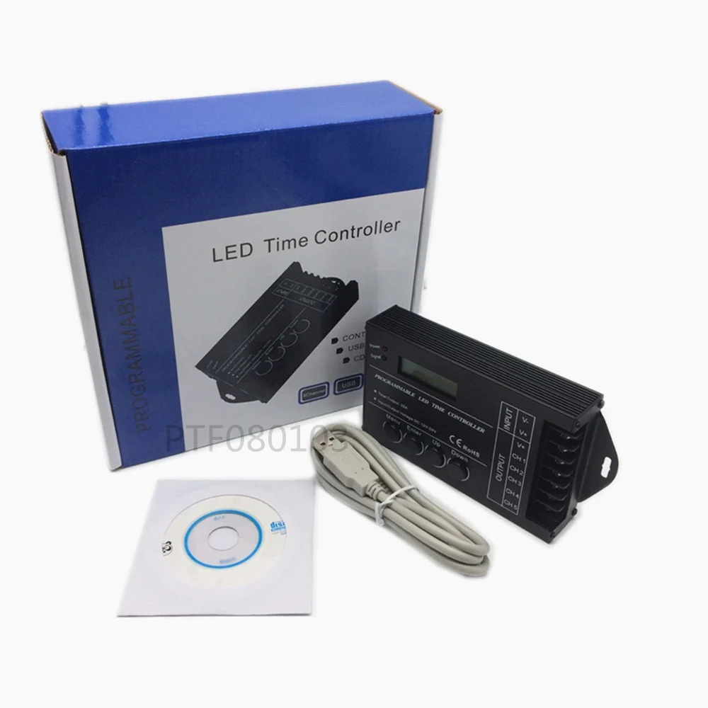 TC421 WiFi программируемый светодиодный контроллер tc421 диммер rgb аквариумный таймер