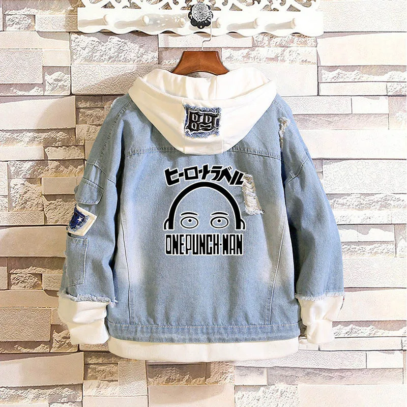 Мужская и женская джинсовая куртка Cosroad джинсовое пальто на молнии с капюшоном