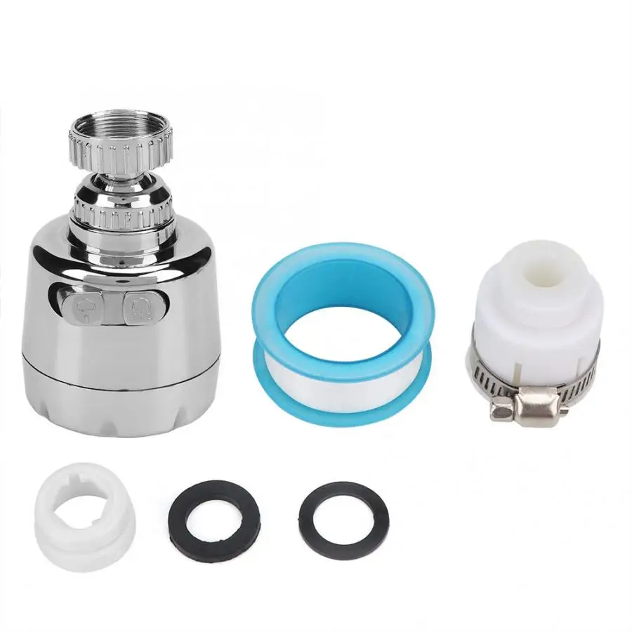 Вращающийся на 360 градусов кухонный кран водяной барботер фильтр