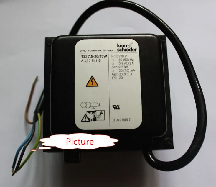 TZI 7 5 20/33W Kromschroder трансформатор зажигания для горелки Новый и оригинальный