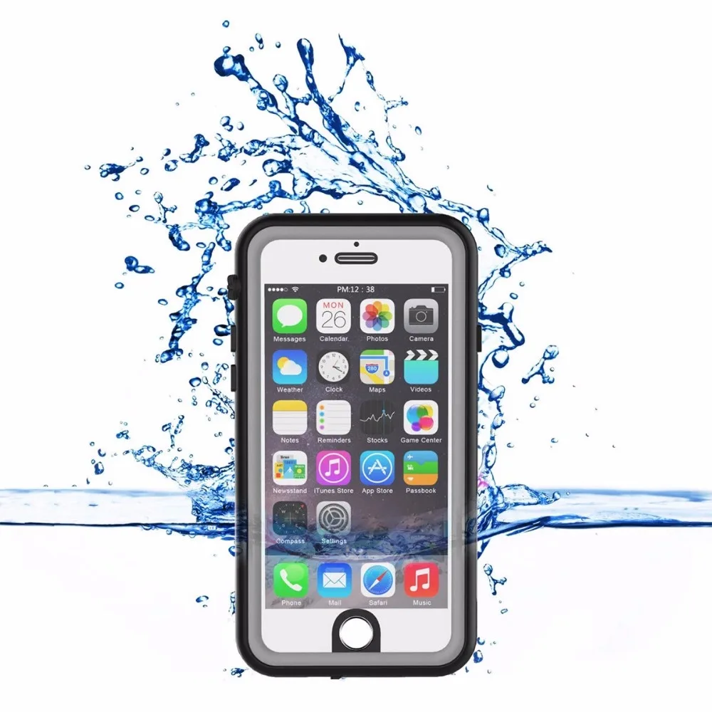 

For iPhone 6 6s Waterproof case life water Shock Dirt Snow Proof Protection for iPhone 6 6s Plus case With Touch ID Case Cover