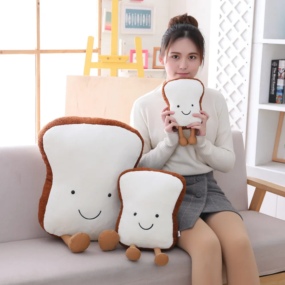 Хлеб интересные милые плюшевые игрушки мягкие куклы подушка для детей