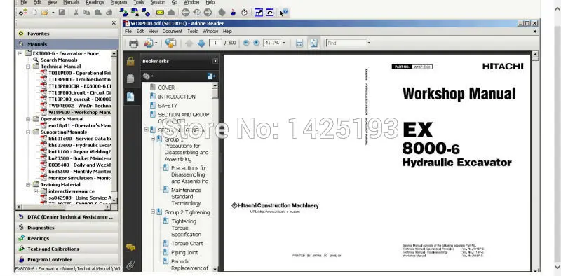 Руководство по ремонту Hitachi 2016|repair manual|manual |